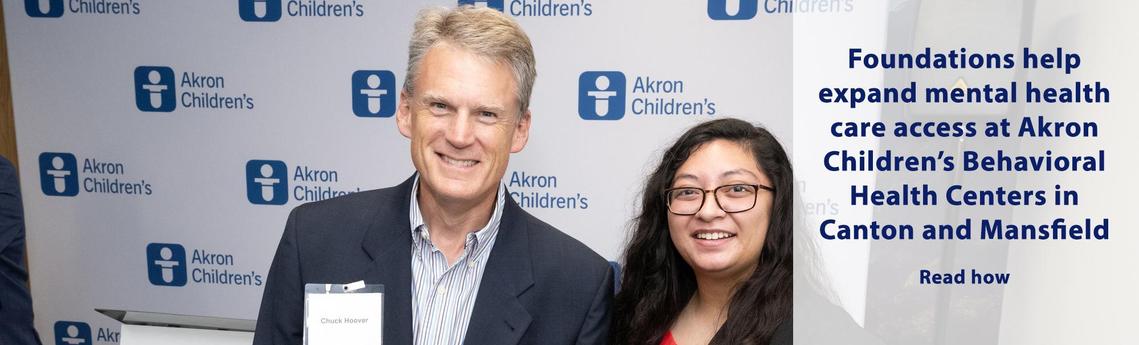 Foundations help expand mental health care access at Akron Children’s Behavioral Health Centers in Canton and Mansfield