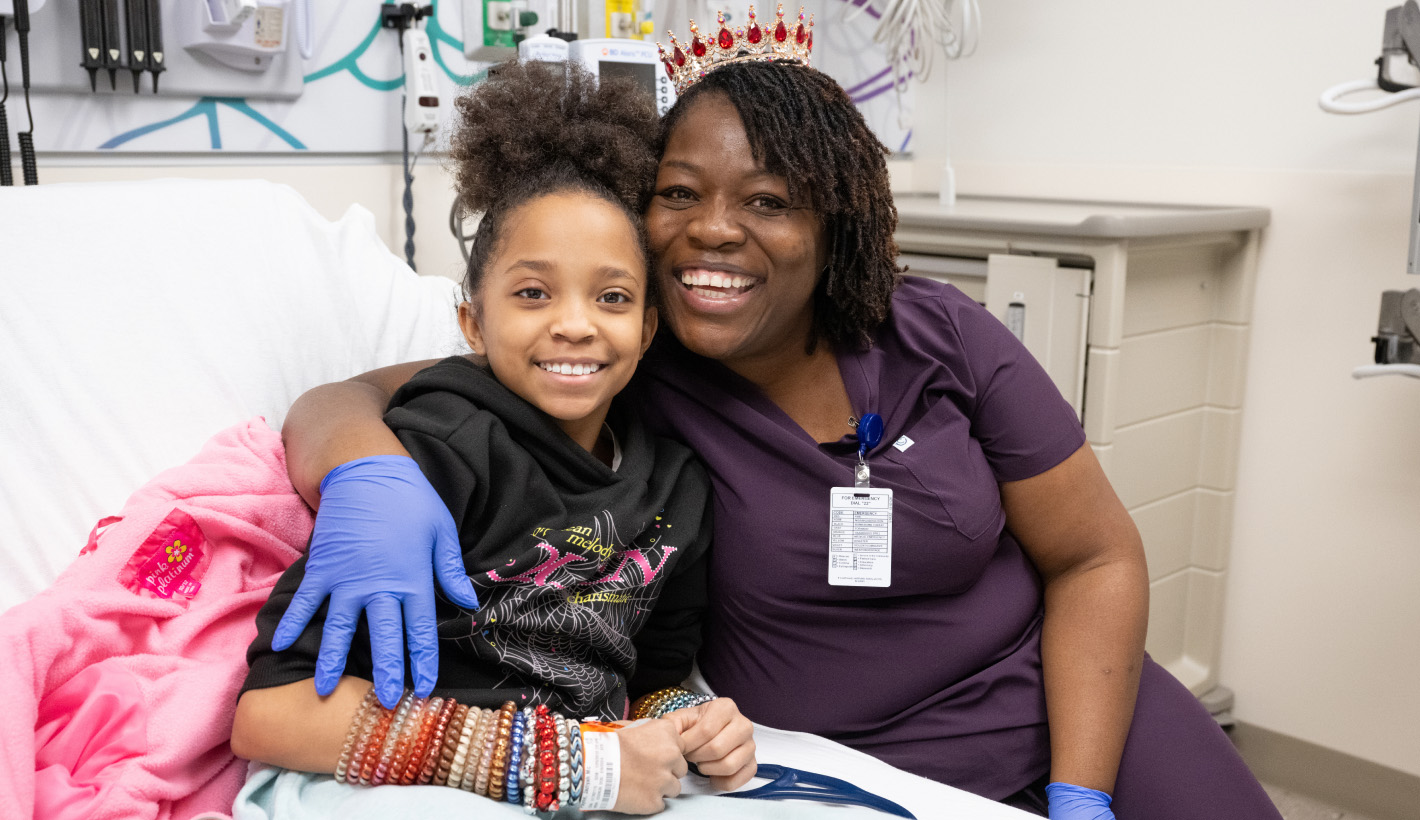 Image of provider and patient