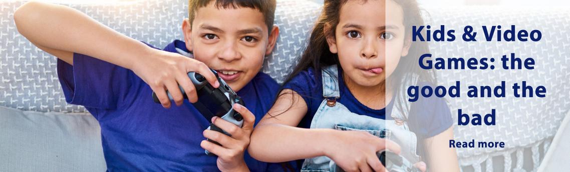 Kids & video games: the good and the bad