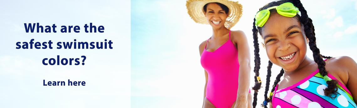 What are the safest swimsuit colors?