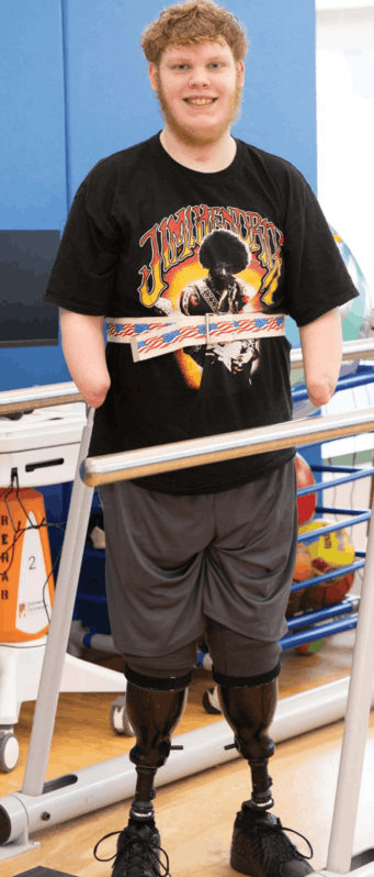 Mason Jones standing