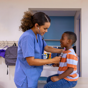 Featured Image for School nurse and black child