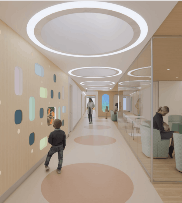 More Childhood Please Magazine - Hallway with patient