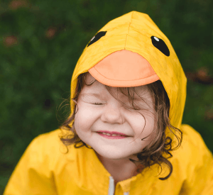 Featured Image for Girl in yellow duck coat