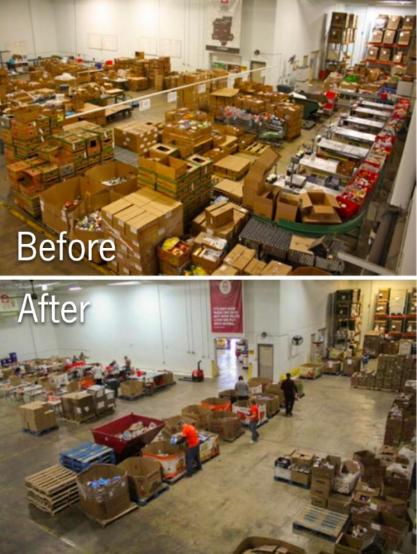 Food Bank Before & After