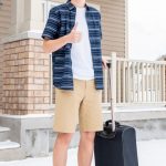 Young traveler going on a winter vacation.