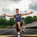 Post-scoliosis surgery, college decathlete is at top of his game
