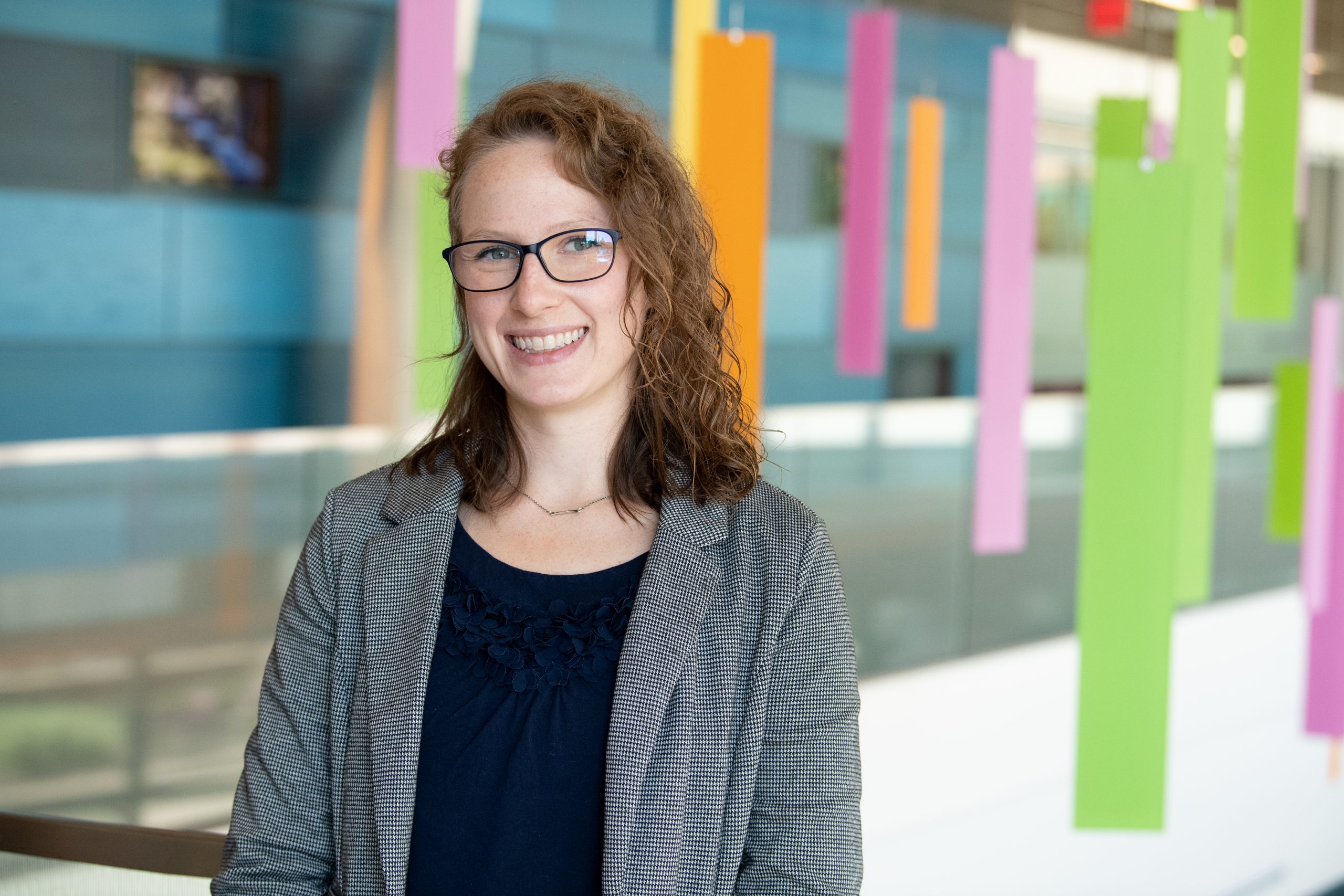 Pediatric psychologist Dr. Elle Brennan is thrilled to join Akron Children’s NDSC team Inside