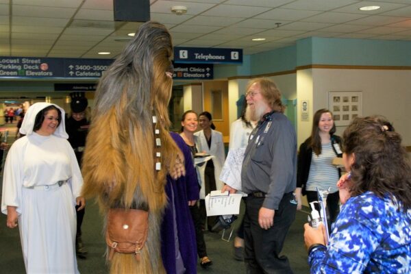 Barry Nolf with Chewbacca
