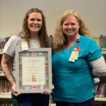 Kelly Turley receives Ohio PTA Health Service Staff Award