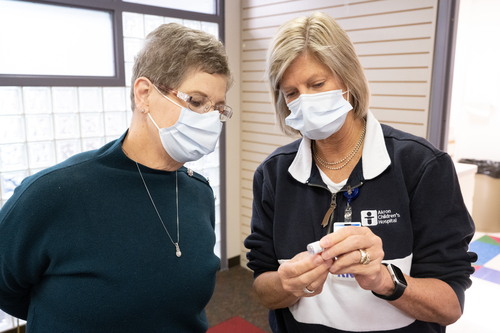 Nancy Shipe and Kathy Hose