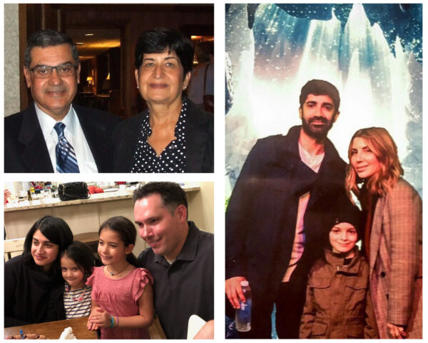 Kishore family photo collage