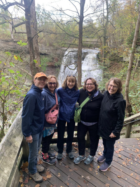 Sally Phillips at Brandywine Falls