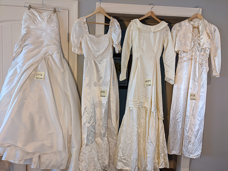 4 generations of wedding dresses given new purpose as ‘angel gowns’