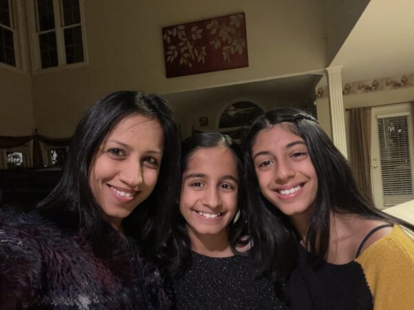 Dr. Mahesh and her daughters