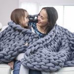 GettyImages-mom and daugther horizontal weighted blanket