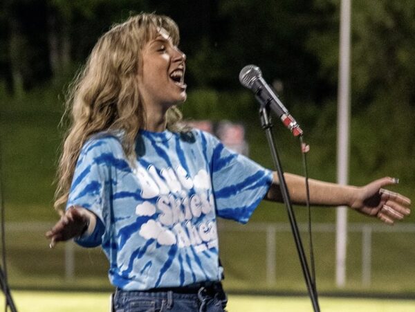 Melaina Uhrig sings and performs