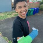 Elliott Hannah in his first cast