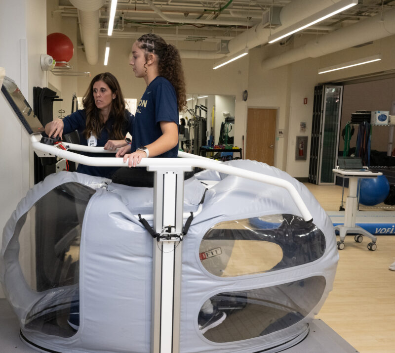 Sports Health at The University of Akron anti-gravity treadmill