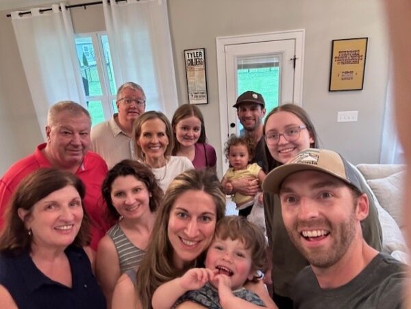 Dr Elena Rossi and her family