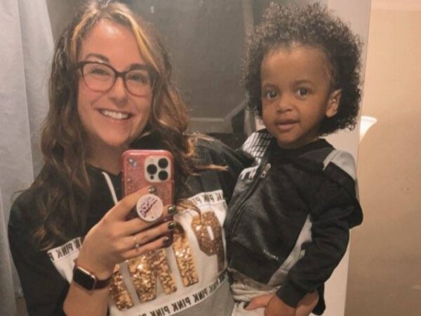 Tiffany Bailey and her son Bryson take a selfie