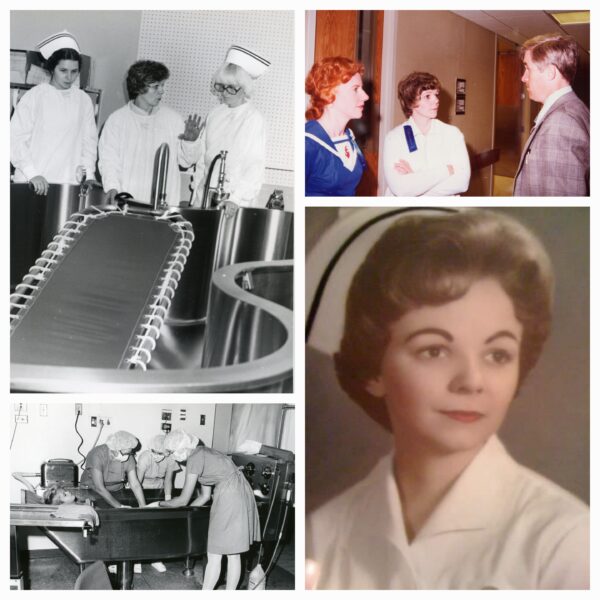 Ruth Weekley over the years at Akron Children's