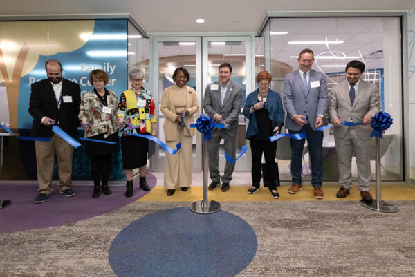 Family Resource Center ribbon cutting