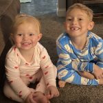Lianora Layton and her brother- horizontal