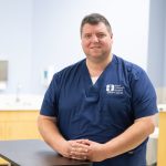 Allen Smith uses humor and kid-friendly terms to help keep patients calm and comfortable Allen Smith, Chief Moment Officer