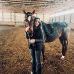 Gastro patient Ella Hamm and horse Jo