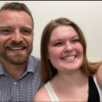 Courtney Carpenter and Dr. Riley Jr.