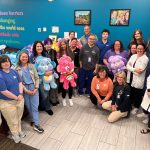 Akron Children's teddy bear clinic at Gigi's - group pic
