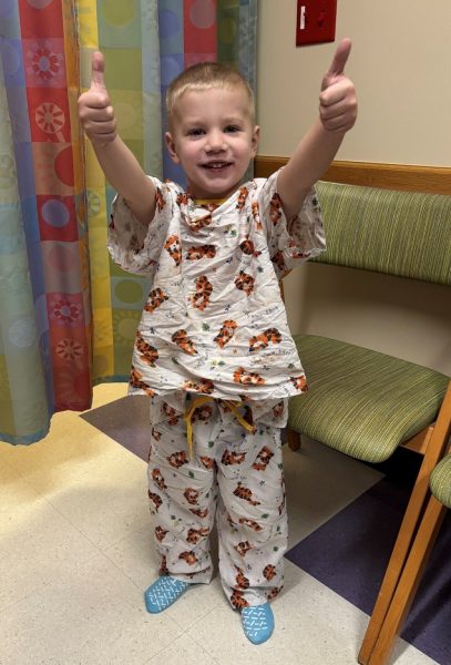 Garrett Balizet - surgery day