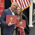 Samantha Bachochin and dad Sean