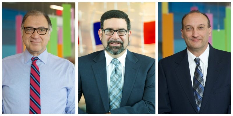 Dr. James Nard, Dr. Eugene Mowad and Dr. Douglas Moses