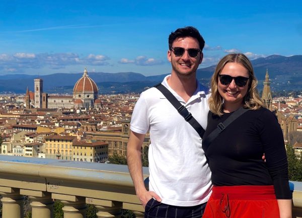 Speech Therapist Jack Weber and wife, Maddie