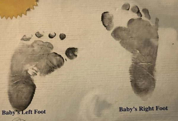 Andrea Garrett baby feet