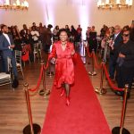Bernett L. Williams walks the red carpet at the Soul of Philanthropy Akron awards.
