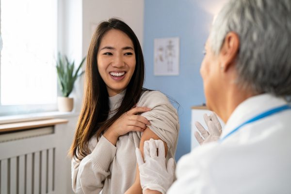 GettyImages - woman getting vaccine