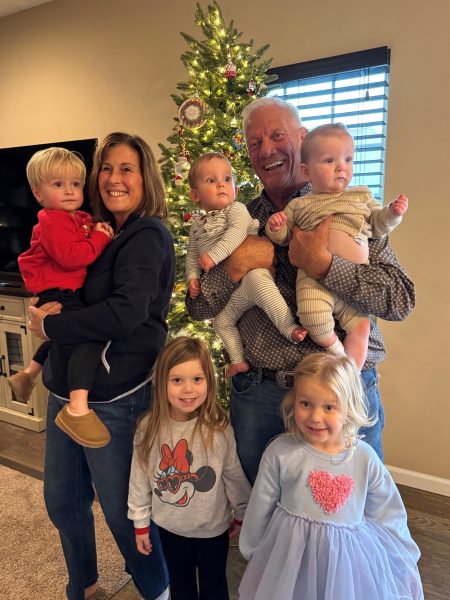 Jean Christopher with grandkids