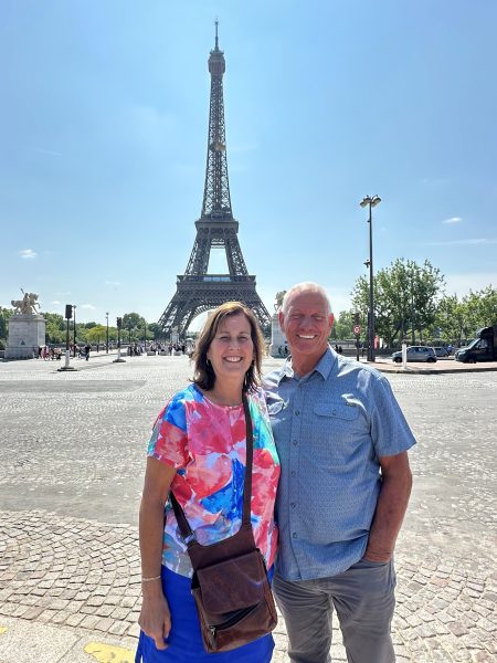 Jean and Norm Christopher in Paris