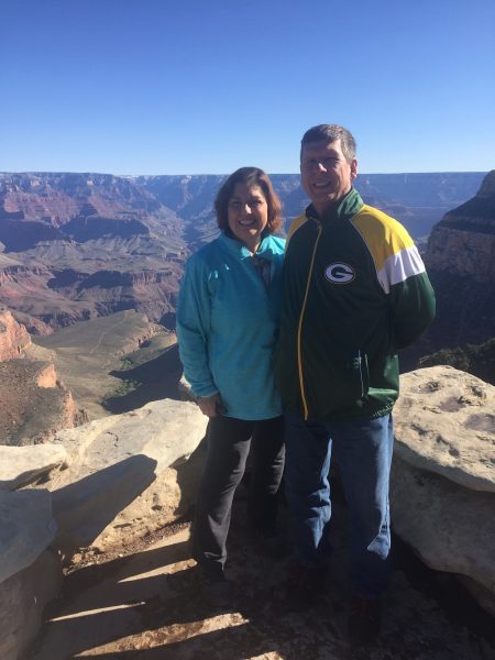 LuAnn Kuhl with her husband