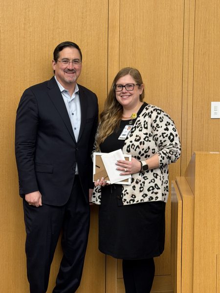 Chris Gessner and Jessica Tattershall - CMO award