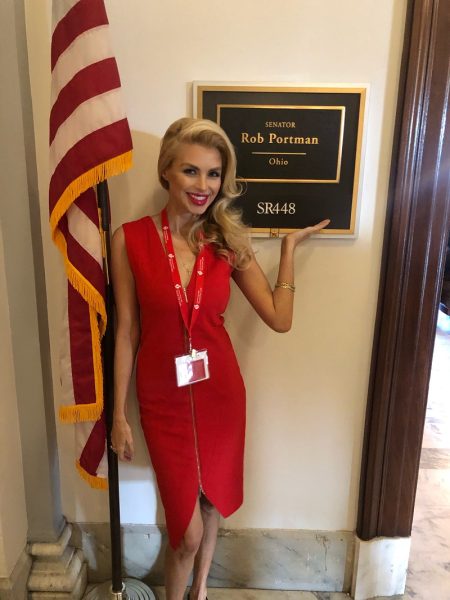 Lindsay Davis on Capitol Hill