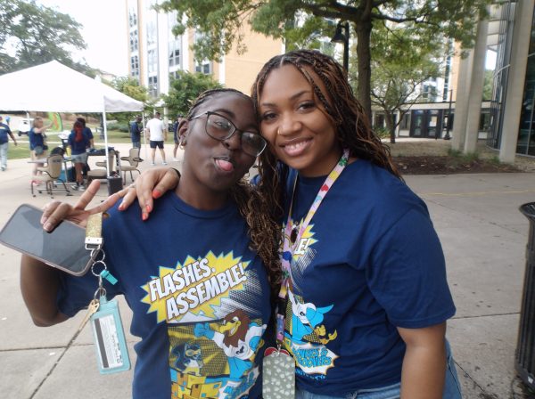 Tania Edwards and friend