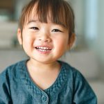 Young girl smiling