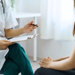 Doctor was inquiring about patient history for pre-pregnancy planning.