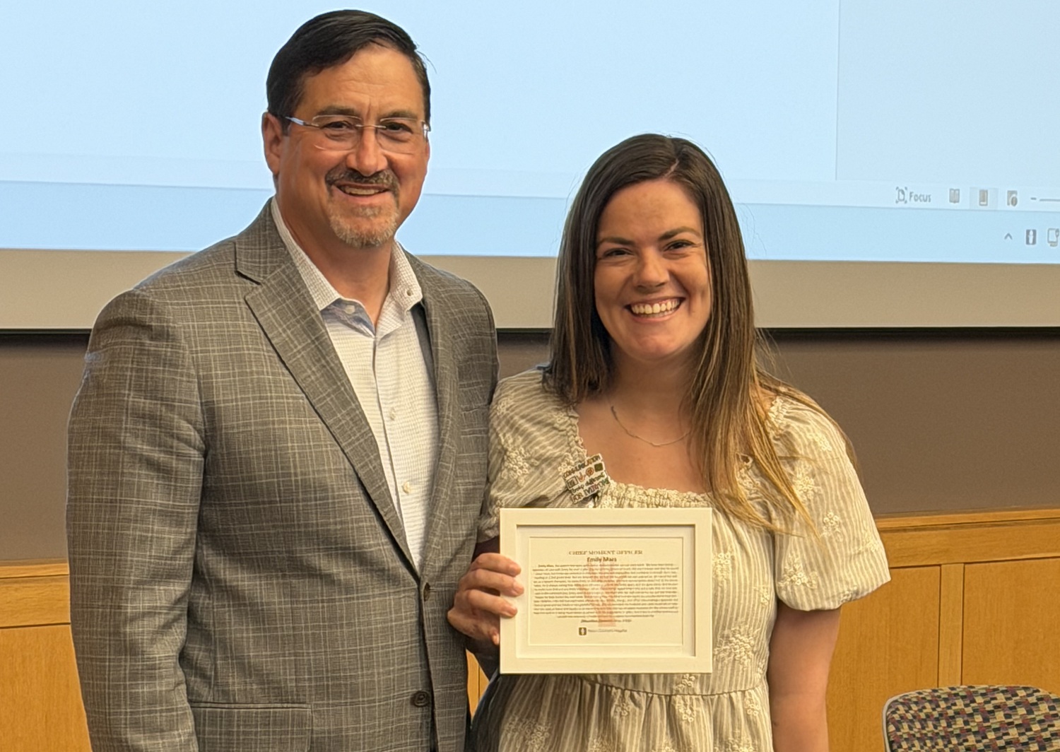 Chris Gessner and Emily Mars - patient experience spotlight