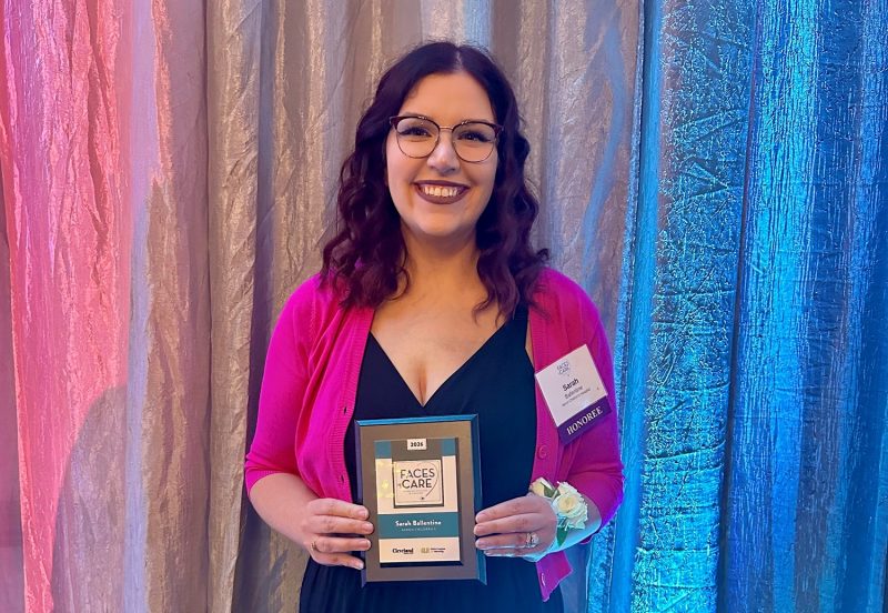 Akron Children’s nurse Sarah Ballentine receives 2026 Faces of Care award