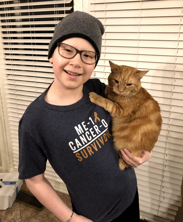 Right place at the right time: Marietta boy battles cancer during a pandemic at Akron Children's